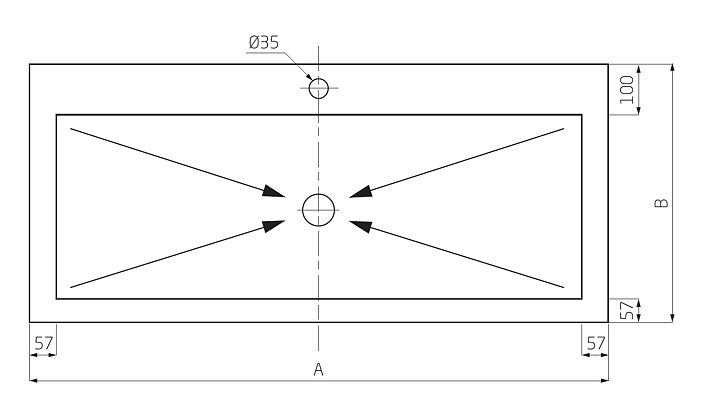 Diskho - Djup 60 cm