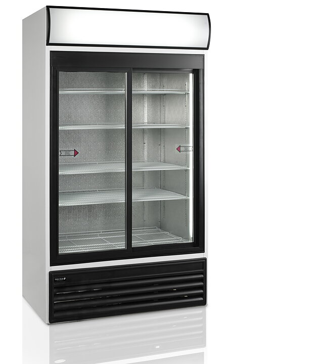 Displaykyl FSC1200S, 945 liter, skjutdörrar