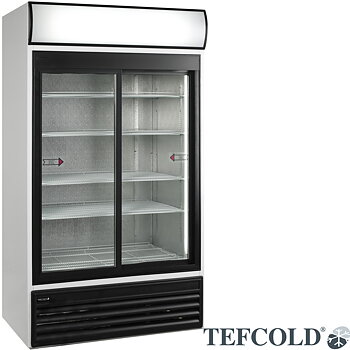 Displaykyl FSC1200S, 945 liter, skjutdörrar