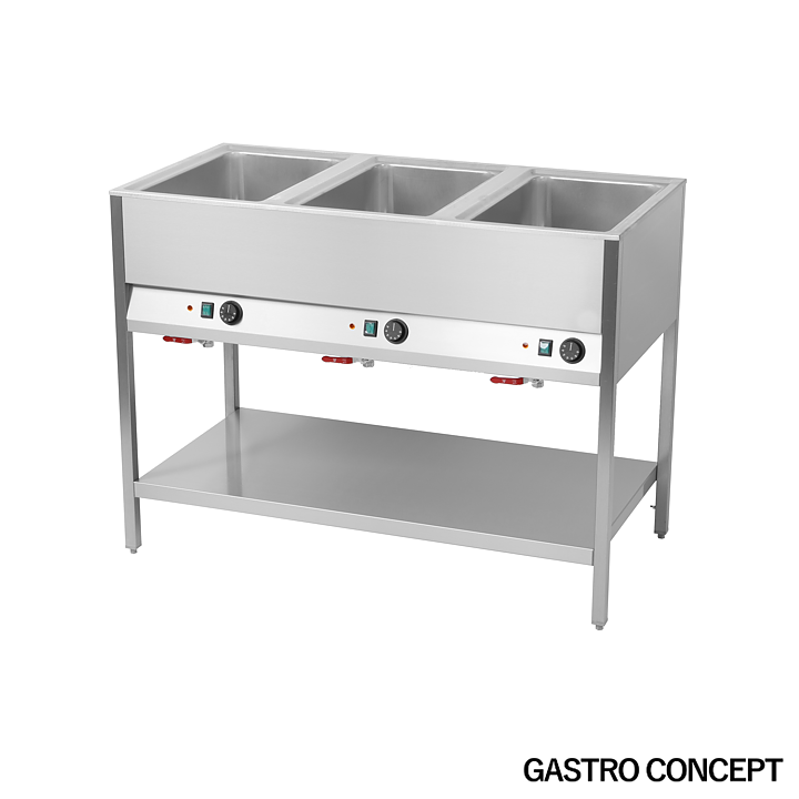 Vattenbad/Bain Marie, Station