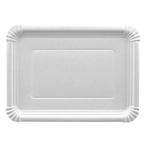 Papperstallrik "pure" Vit - 21,5x29 cm - 2