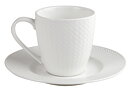 Kaffekopp med fat Victoria