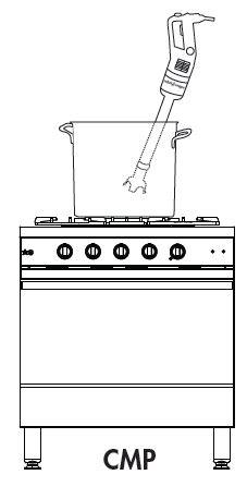 Stavmixer CMP V.V. 350 - 2