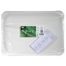 Papperstallrik "pure" Vit - 24x33 cm