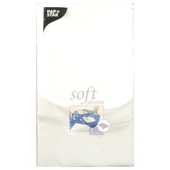 Bordsduk, fleece - 240x140 cm Vit