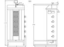 Kebabgrill G3 GASOL - 50 kg