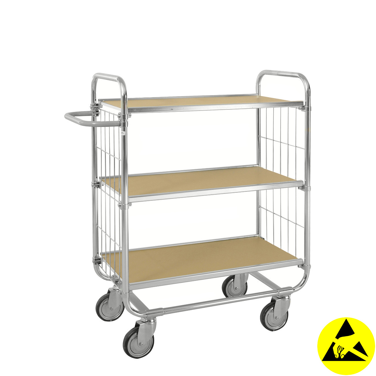 ESD - Flexibel hyllvagn - 3 plan