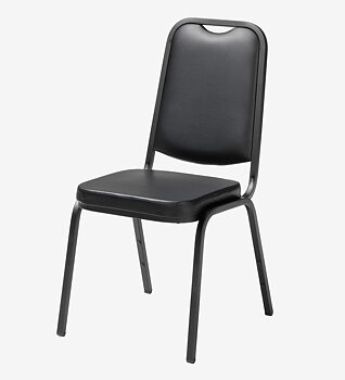 Konferensstol STYLE svart konstläder / svart stativ