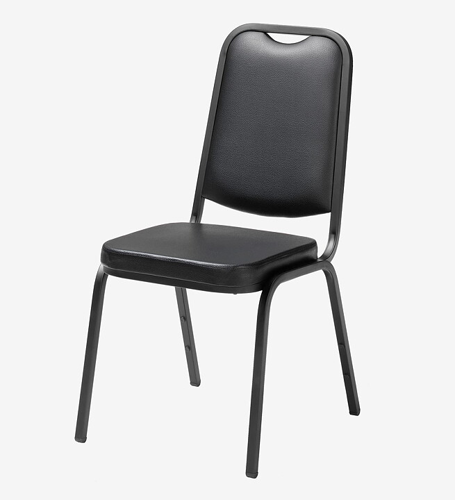 Konferensstol STYLE svart konstläder / svart stativ