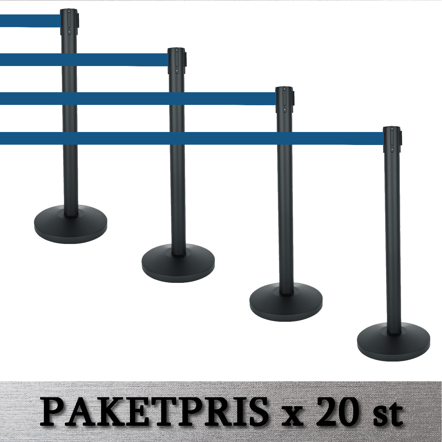 Paket BAND svart