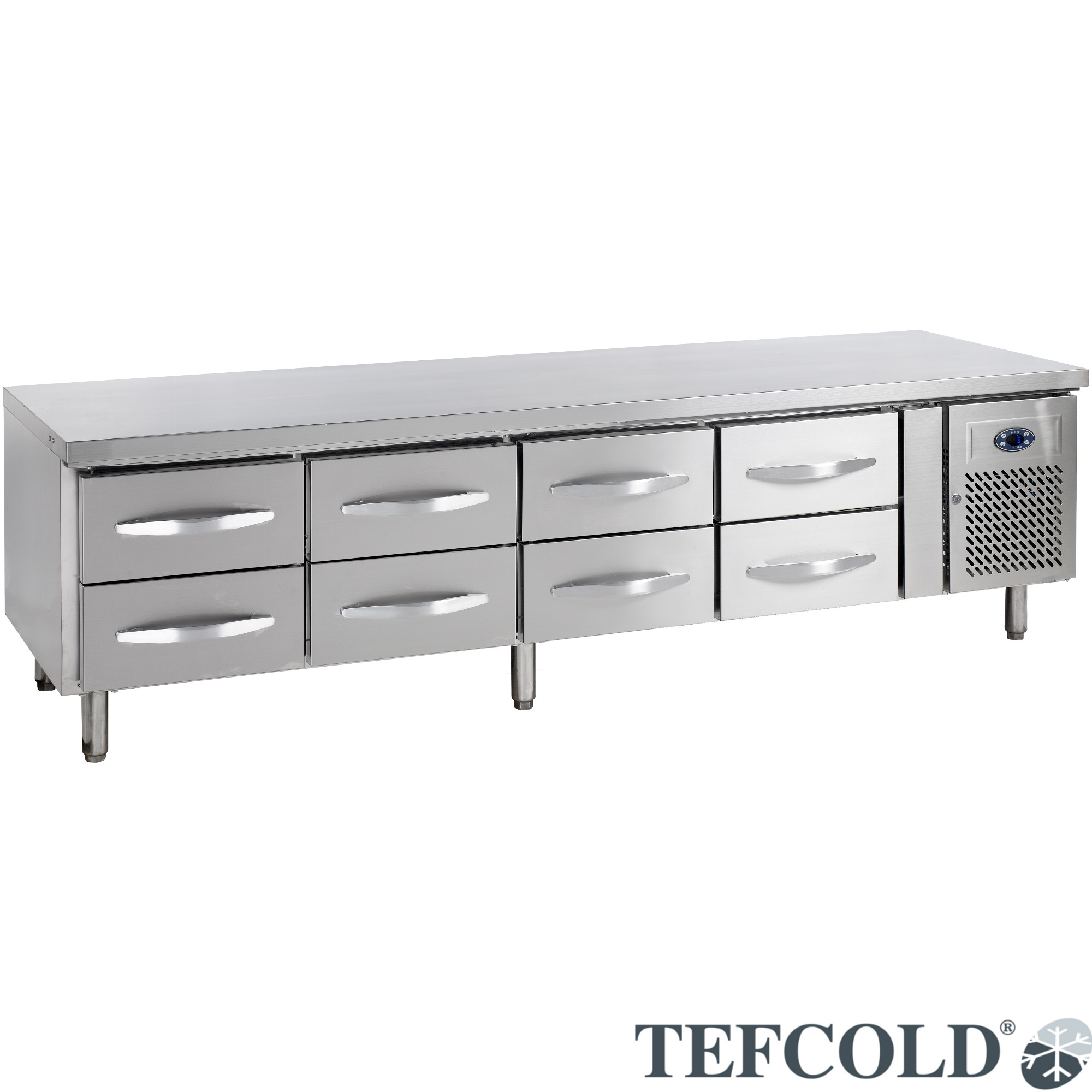 Grillkylbänk UC5480, 8 lådor