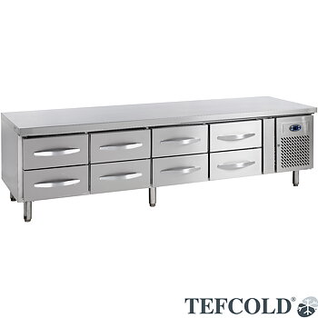 Grillkylbänk UC5480, 8 lådor