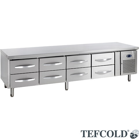 Grillkylbänk UC5480, 8 lådor