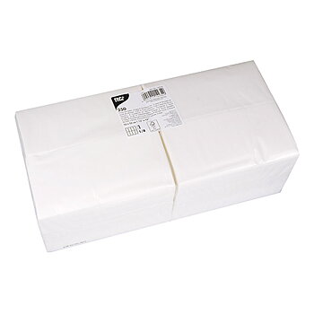 Servett 3-lags - 33 cm x 33 cm Vit