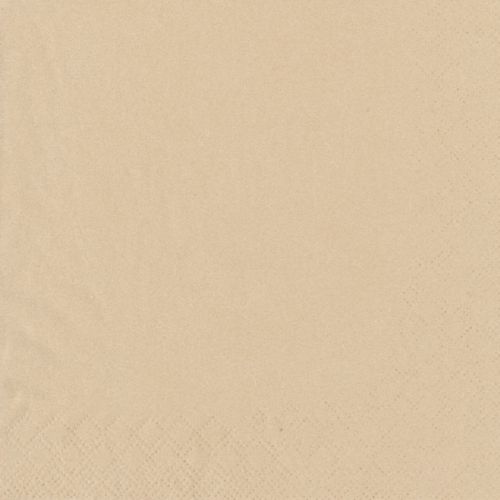 Servett 3-lags - 33 cm x 33 cm Sand - 2