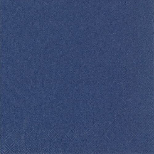 Servett 3-lags - 33 cm x 33 cm Mörkblå