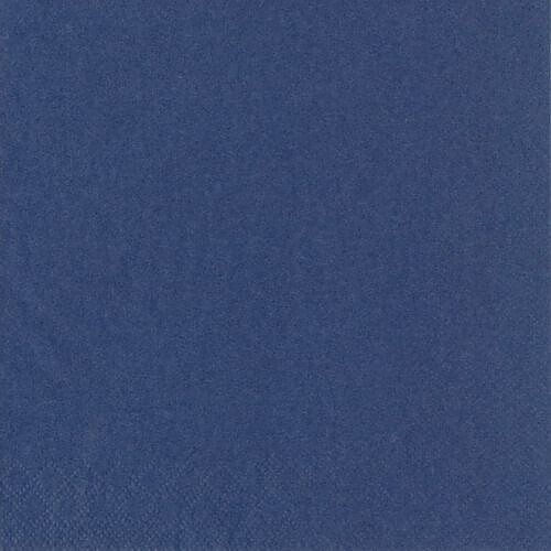 Servett 3-lags - 33 cm x 33 cm Mörkblå