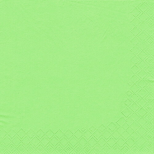 Servett 3-lags - 33 cm x 33 cm Äppelgrön