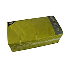 Servett 3-lags - 33 cm x 33 cm Oliv