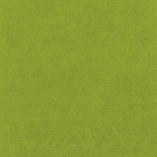 Servett 3-lags - 33 cm x 33 cm Oliv - 2