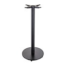 Bordsstativ Flat Bar Rund, svart