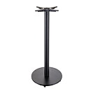 Bordsstativ Flat Bar Rund, svart