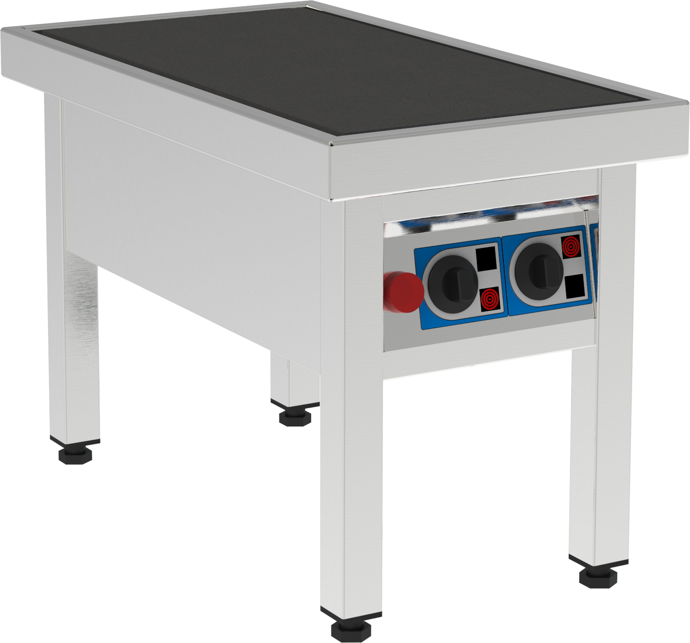 Kokpall FKPB2145, 2 plattor 40×40 cm, smal front  - 2