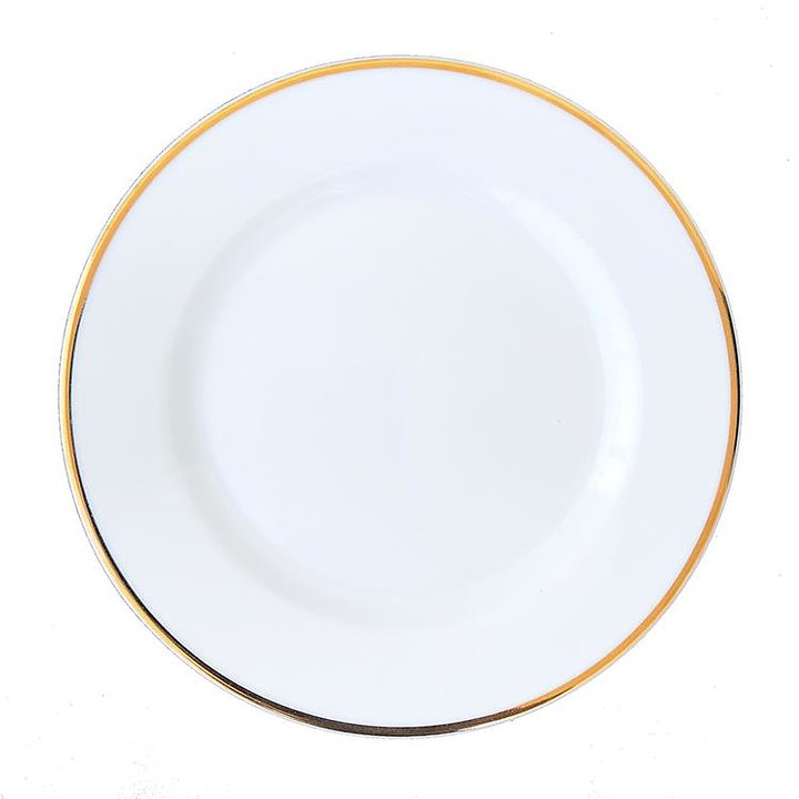 Tallrik med guldrand - 19 cm