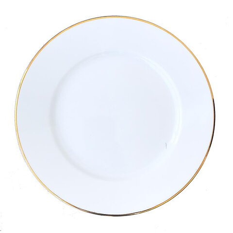 Tallrik med guldrand - 26,5 cm