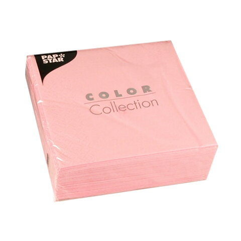 Servett 3-lags - 33 cm x 33 cm Rosa