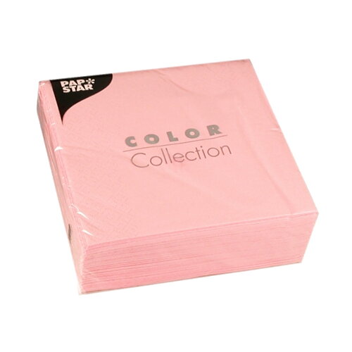 Servett 3-lags - 33 cm x 33 cm Rosa