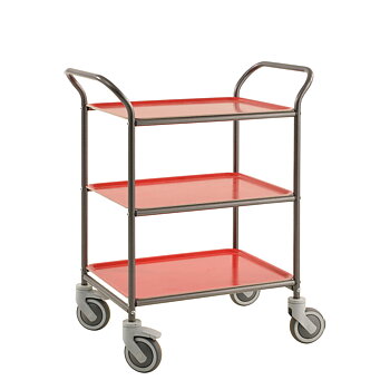 Serveringsvagn med brickor