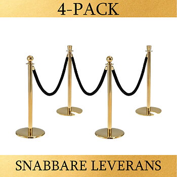 PAKET - Mässing / Sammetsrep (4-PACK)