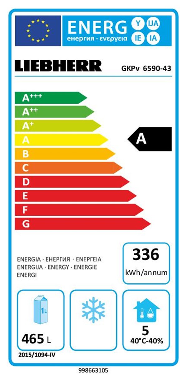 Kylskåp 601 liter, GN 2/1 - Premium - 6