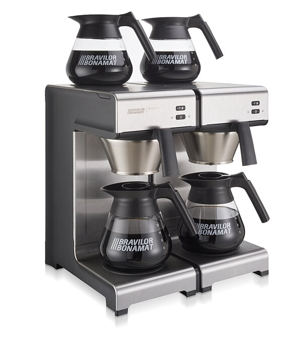 Kaffebryggare Mondo Twin, inkl 4 kannor