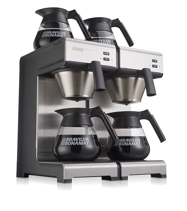 Kaffebryggare Mondo Twin, inkl 4 kannor