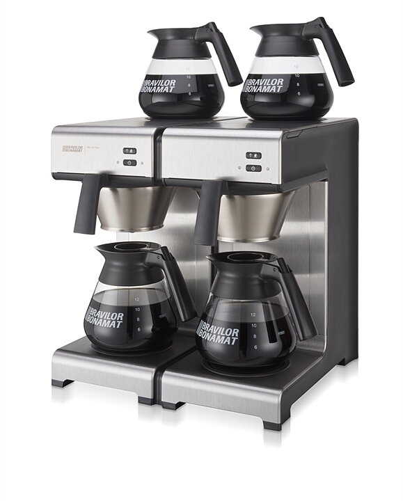 Kaffebryggare Mondo Twin, inkl 4 kannor