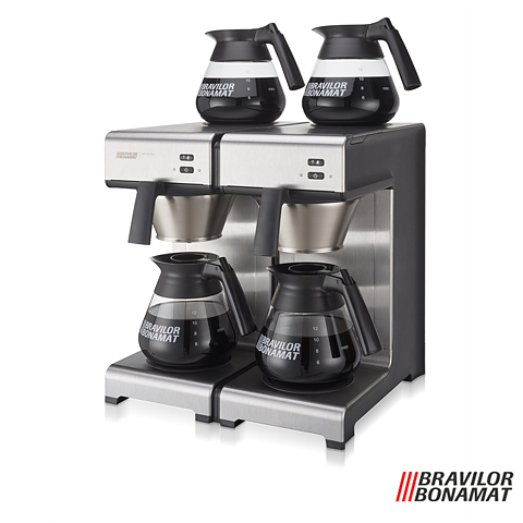 Kaffebryggare Mondo Twin, inkl 4 kannor