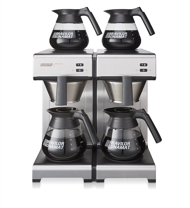 Kaffebryggare Mondo Twin, inkl 4 kannor