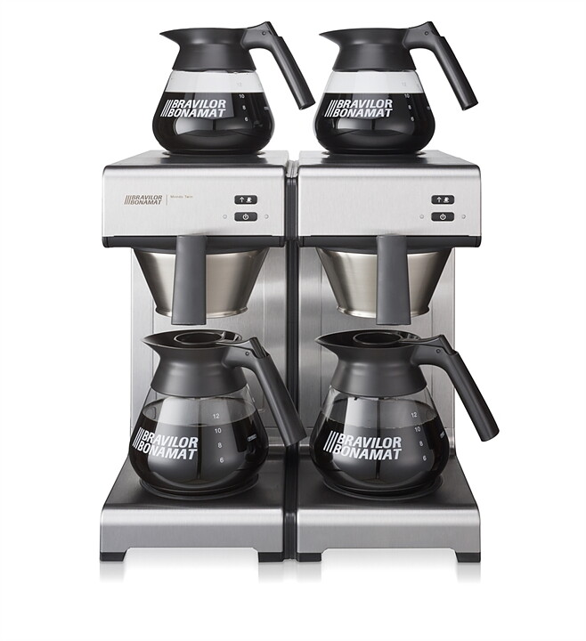 Kaffebryggare Mondo Twin, inkl 4 kannor