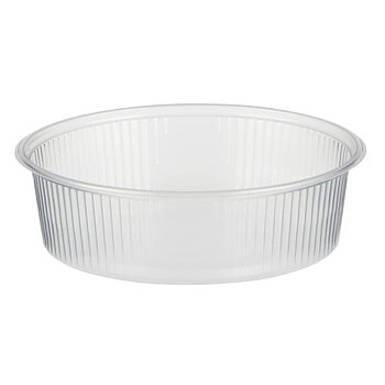 Förpackningsbehållare rund, klar - 125 ml