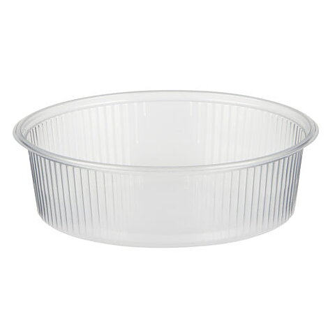 Förpackningsbehållare rund, klar - 125 ml