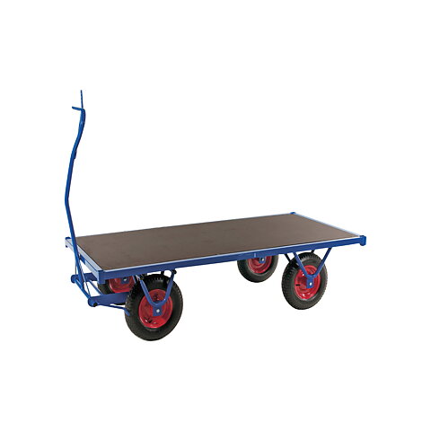  Flakvagn - KM330200PF, punkteringsfria hjul