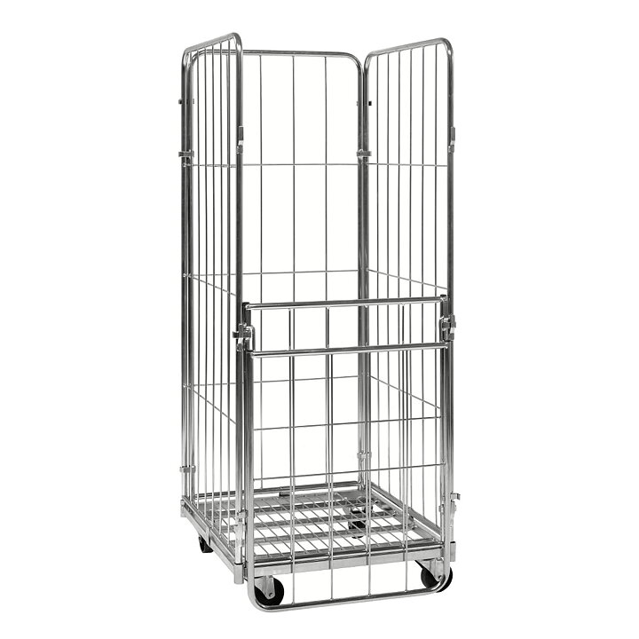 Rullcontainer, 4 sidor, bredd 72 cm