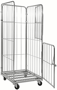 Rullcontainer,  4 sidor 2 dörrar