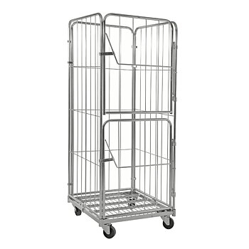 Rullcontainer,  4 sidor 2 dörrar