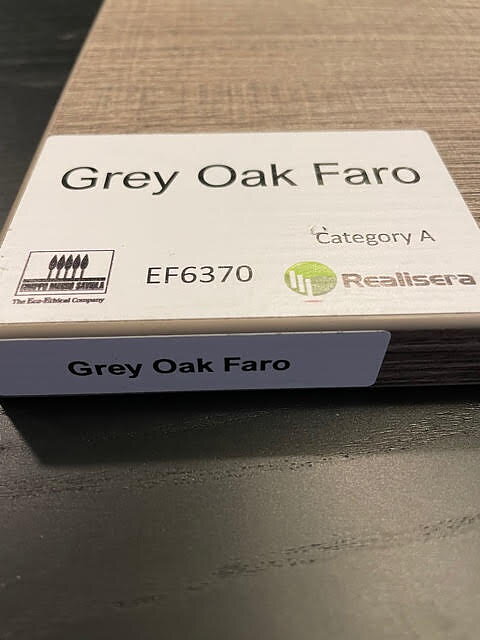 Bordsskiva Grey Oak Faro