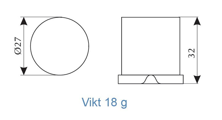 Iskubmaskin KL18A-luftkyld, 18 kg/24h