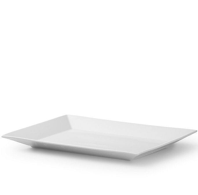 Tallrik Actual Rektangulär, 36,7x26,8 cm