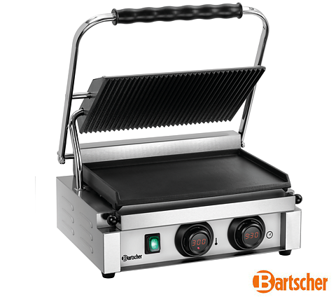 Klämgrill, räfflad och slät Panini-MDI 1GR